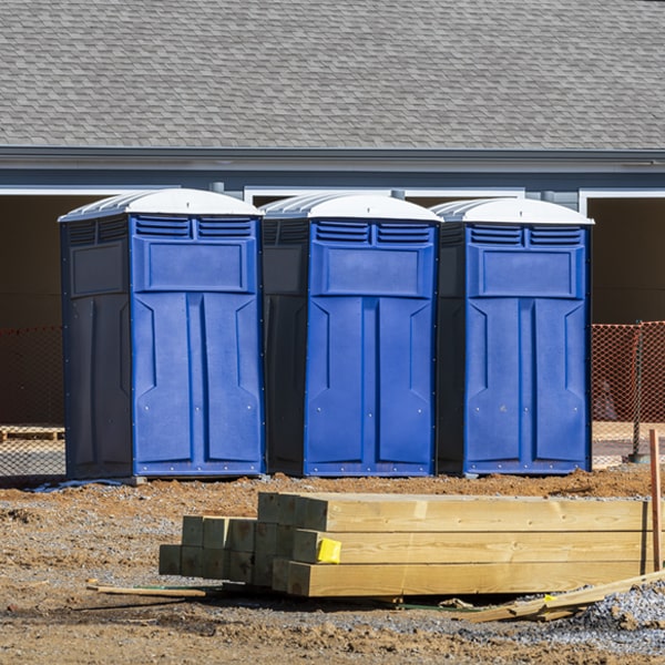 are there any restrictions on where i can place the portable restrooms during my rental period in Napier Pennsylvania